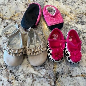 3 Pairs Baby Shoes